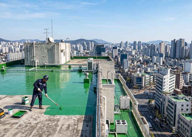 울산중 옥상방수